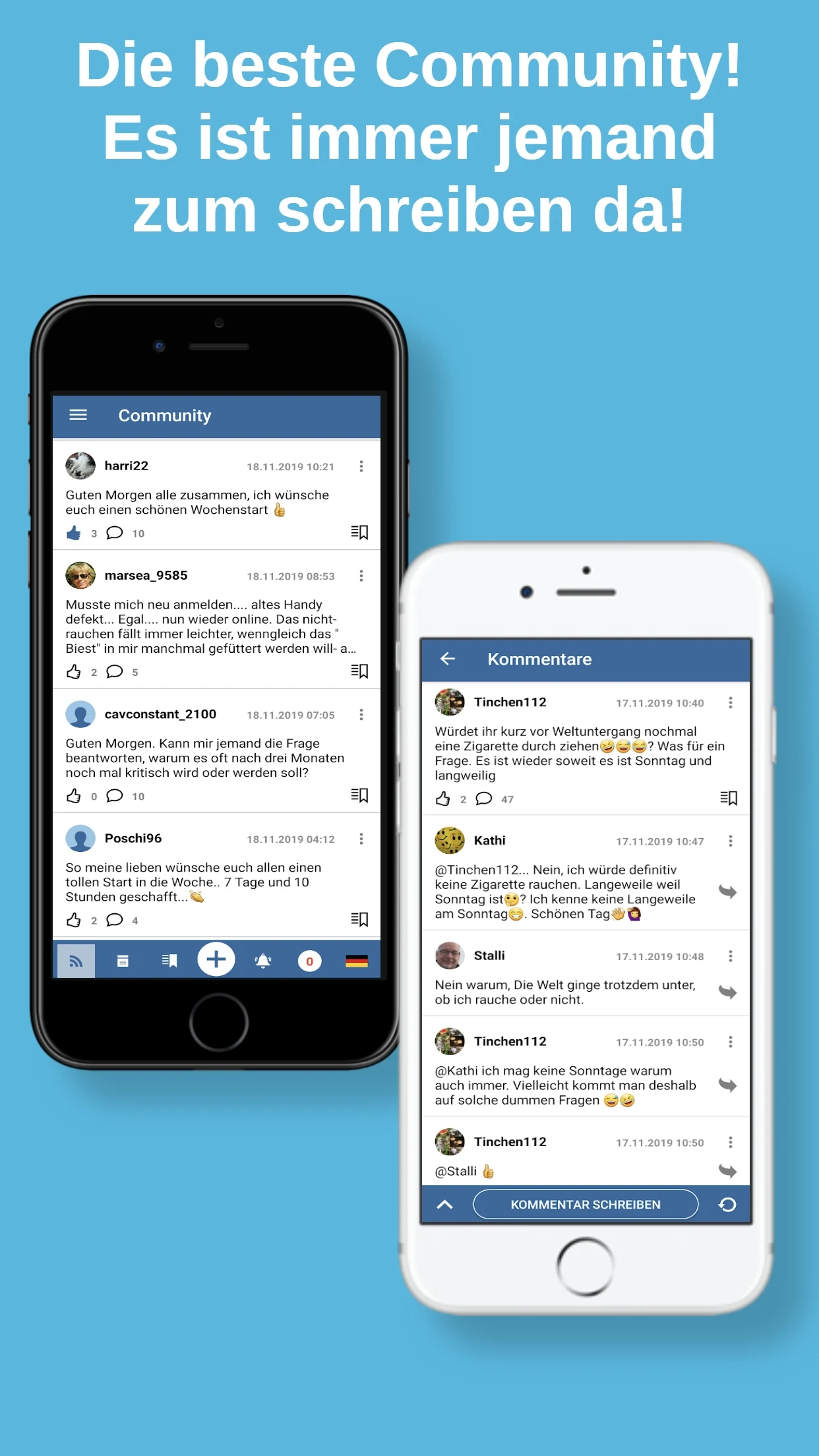 Live-Chat für den direkten Austausch.